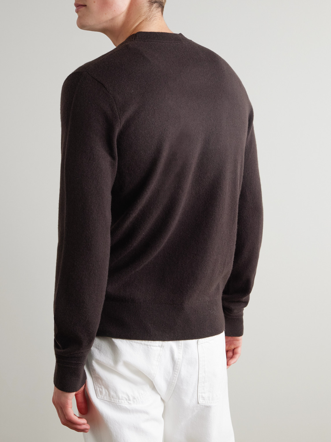  Mr P. - Curtis Cashmere Sweater - Men - Brown - Xs 