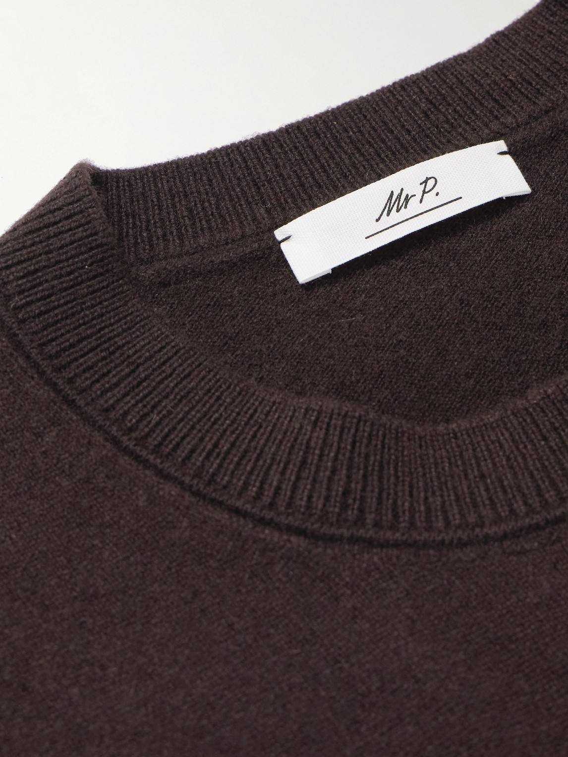  Mr P. - Curtis Cashmere Sweater - Men - Brown - Xs 