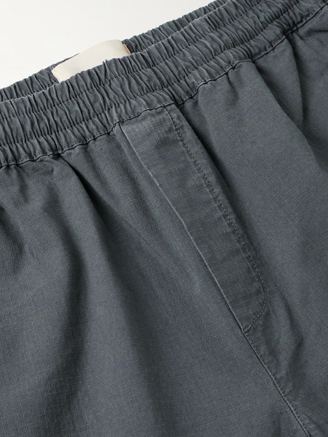 Folk Assembly Tapered Cotton-blend Ripstop Trousers In Gray