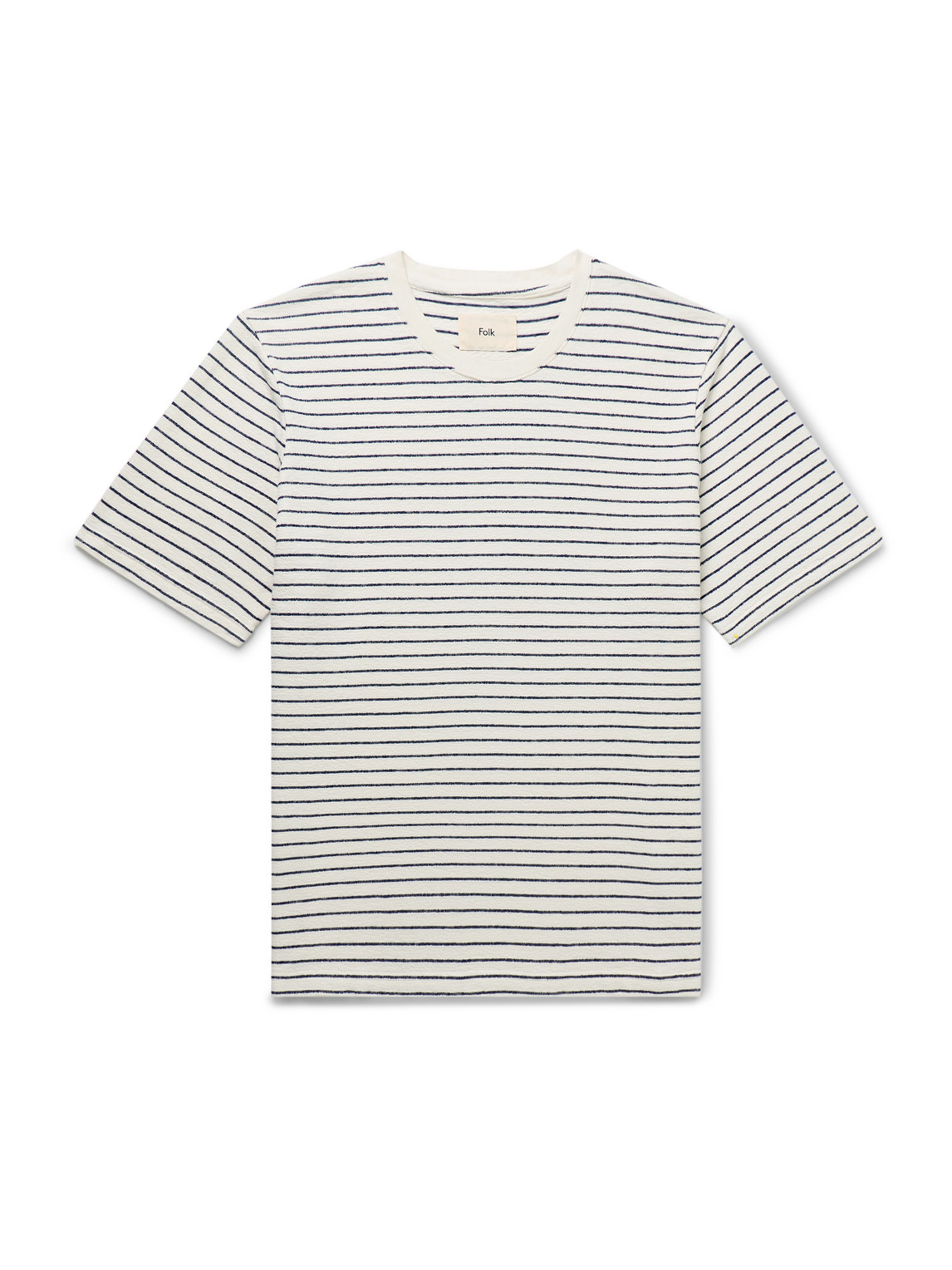 Folk Striped Cotton-jersey T-shirt In Multi