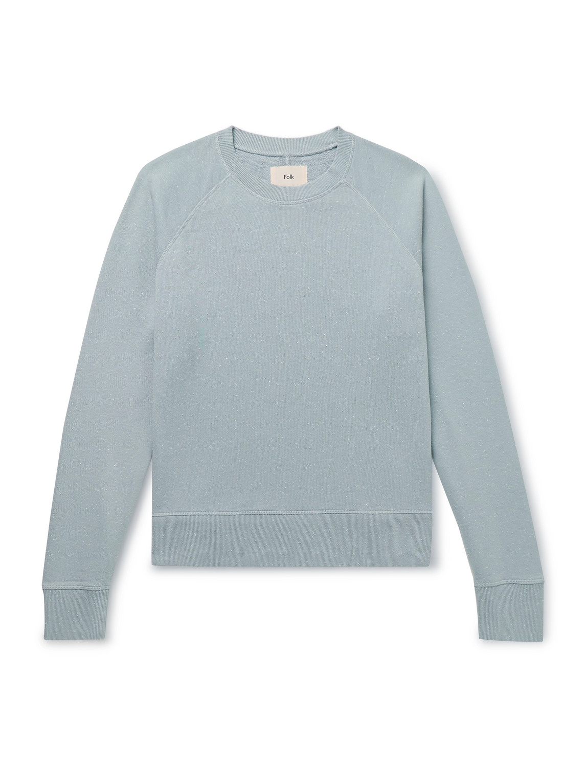 Folk Cotton-blend Jersey Sweatshirt In Blue