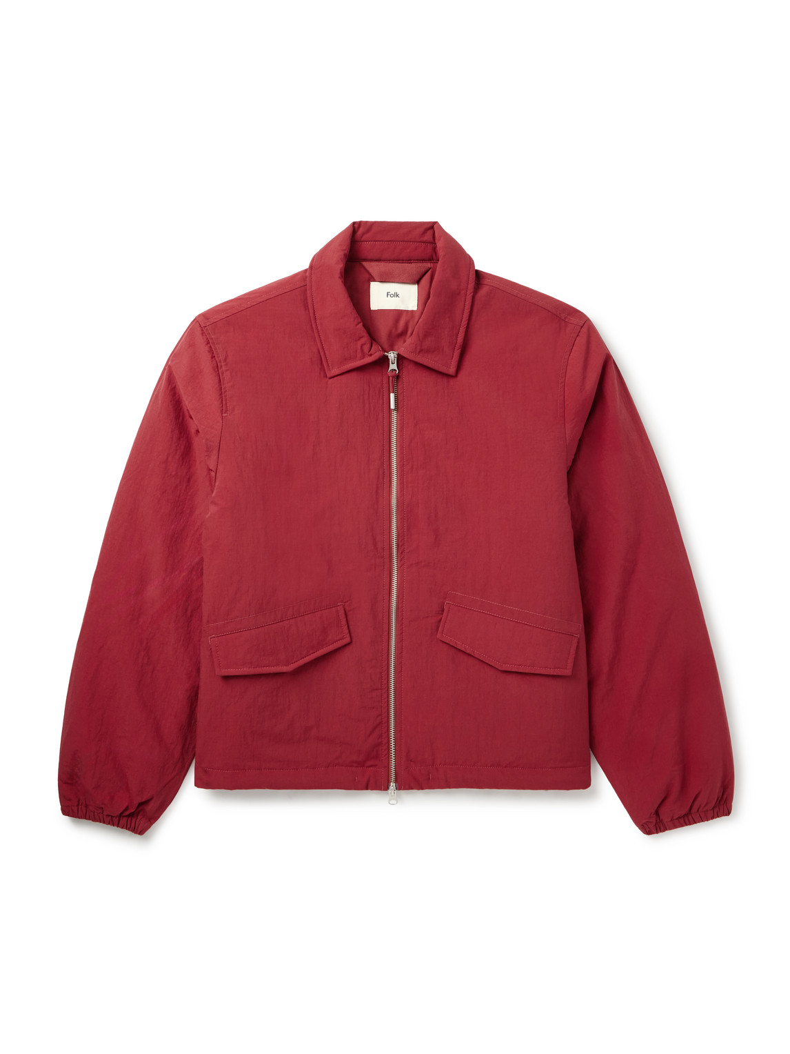 Folk Wadded Ripstop Bomber Jacket In Black