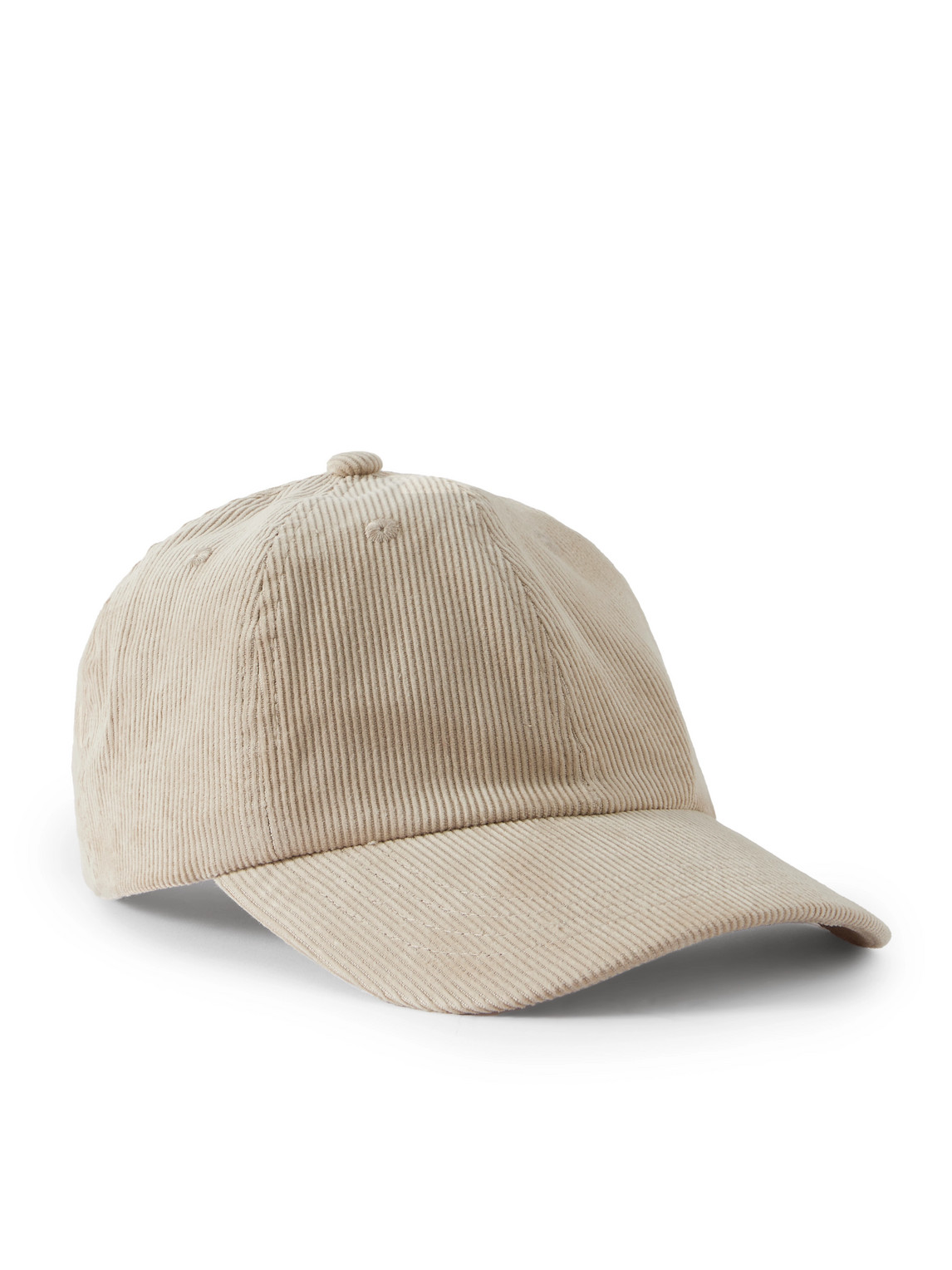 Folk Cotton-corduroy Baseball Cap In Neutral