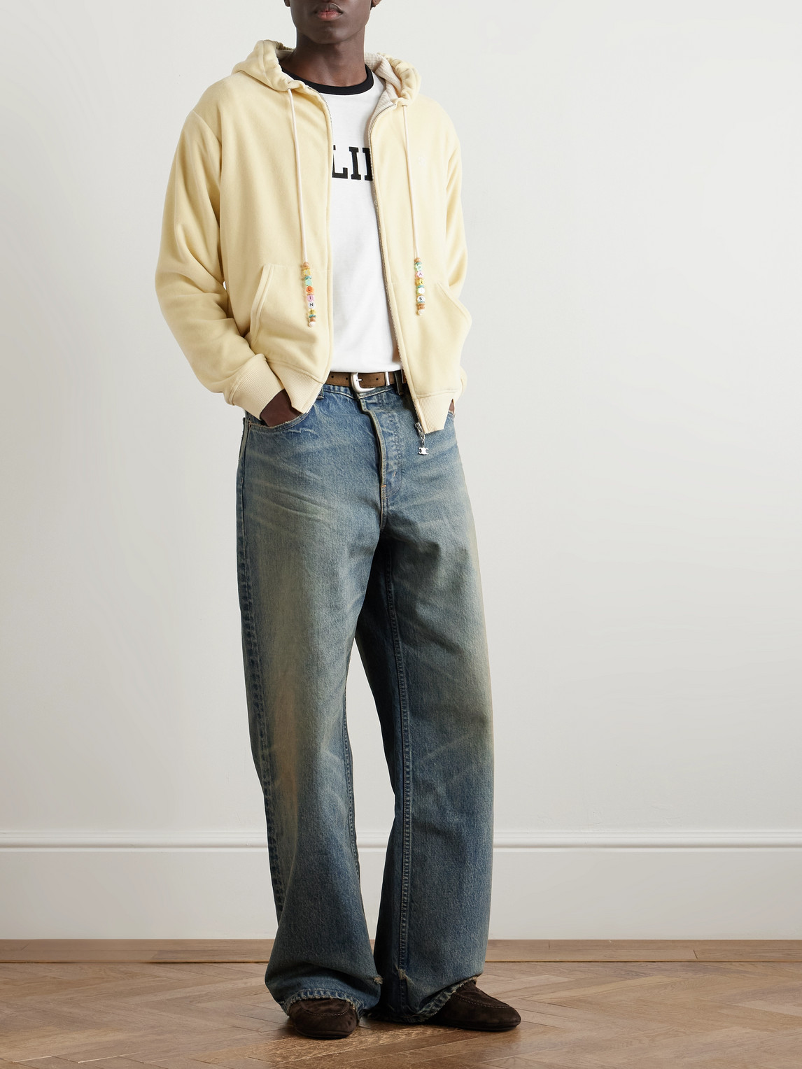 Celine Wide-leg Jeans In Blue