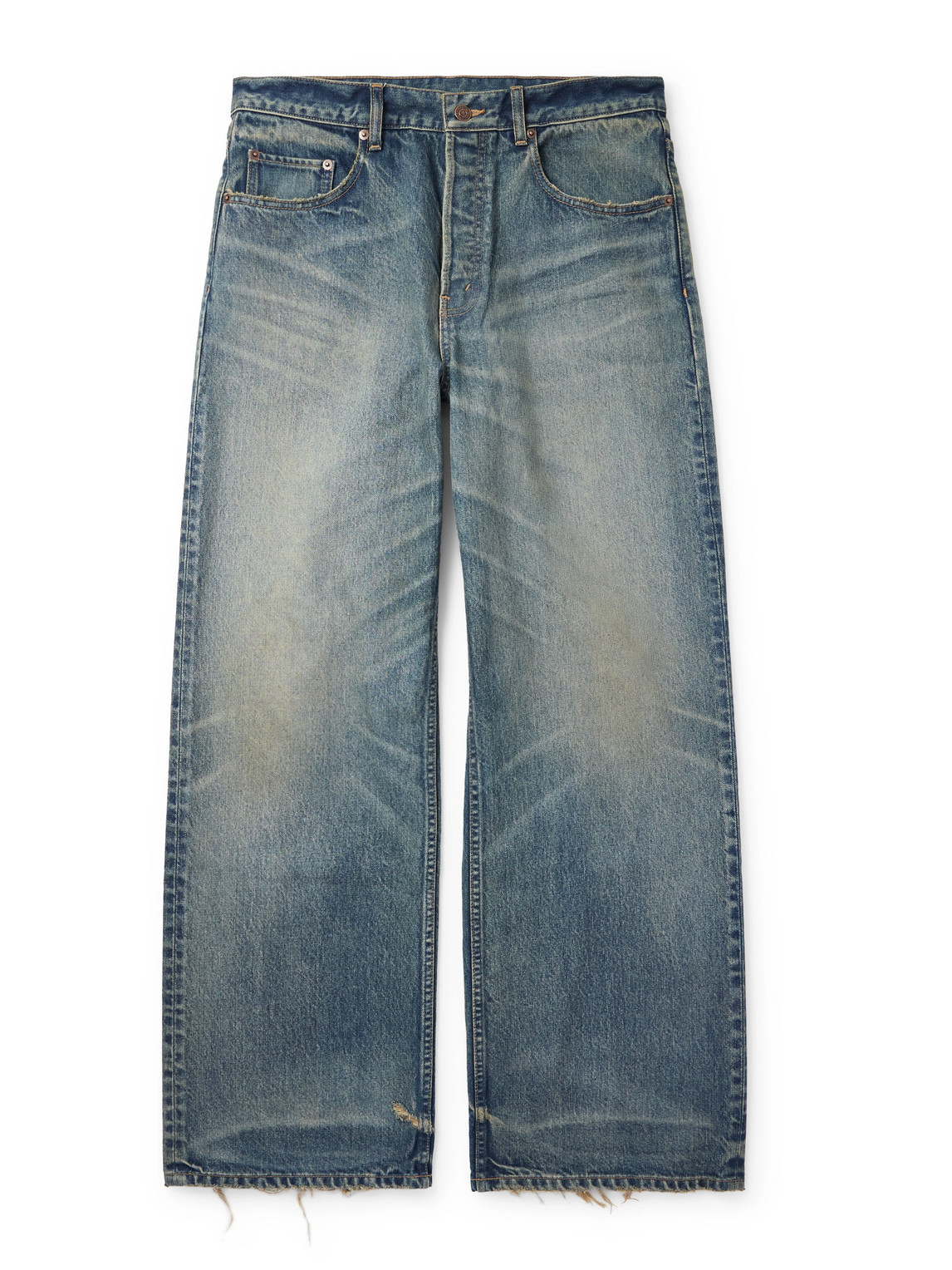 Celine Wide-leg Jeans In Blue