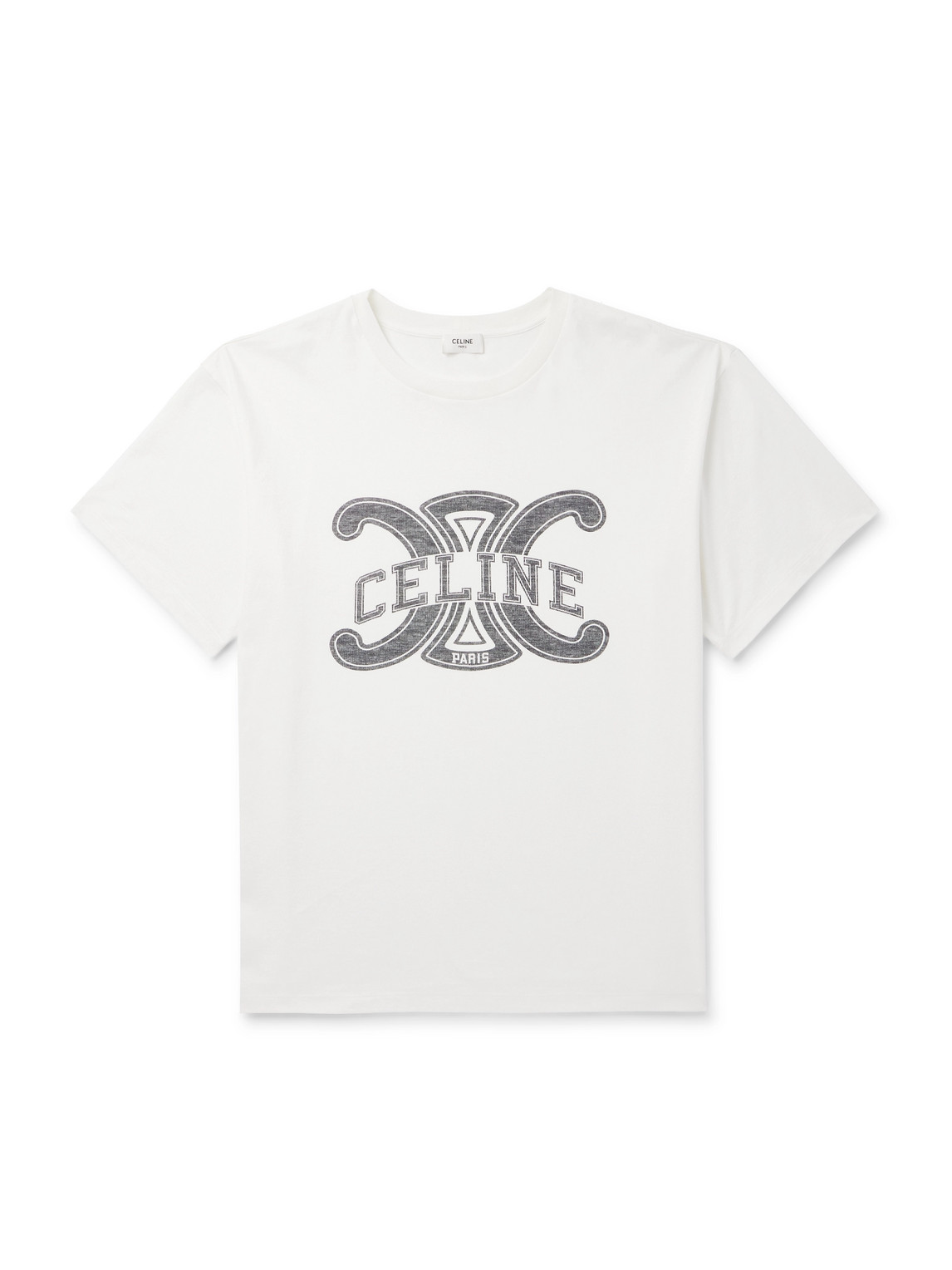 Celine Logo-Print Cotton-Jersey T-Shirt - Men
