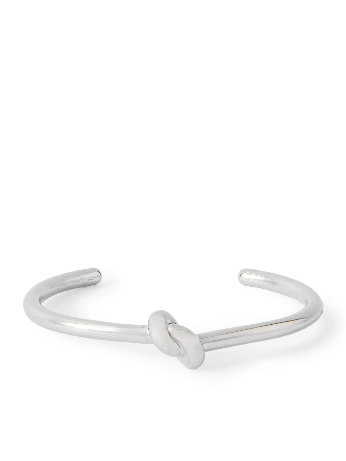 Celine Silver-tone Cuff In Metallic