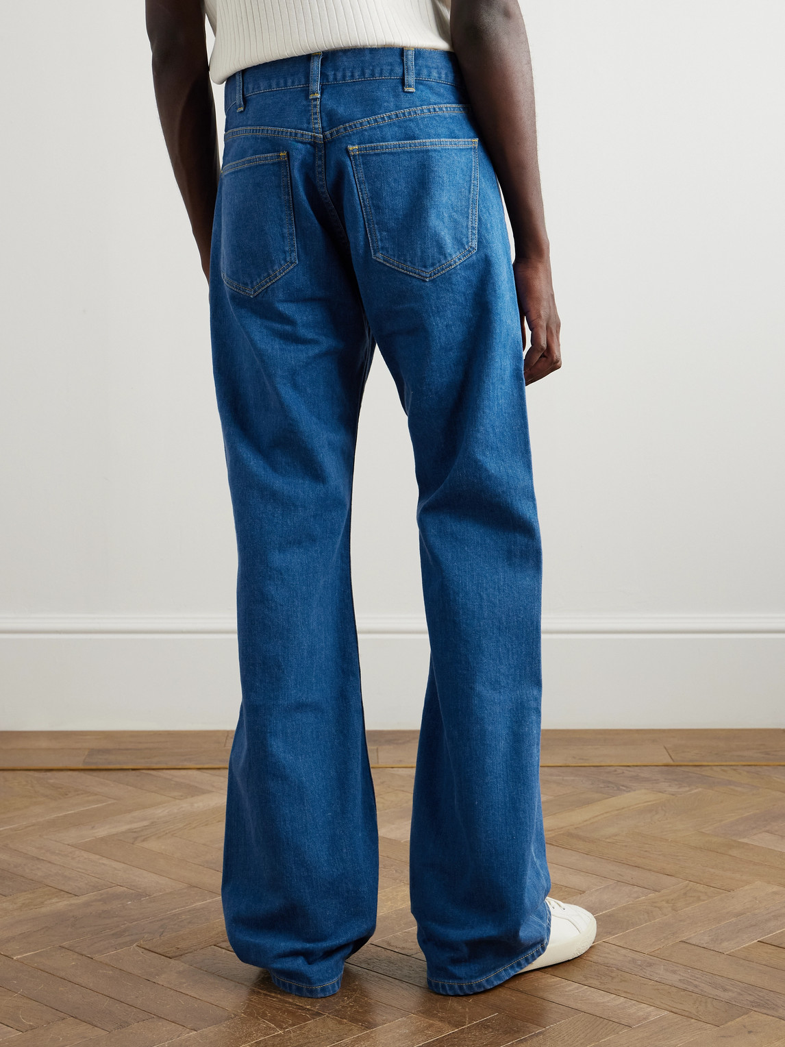 Celine Straight-leg Jeans In Blue