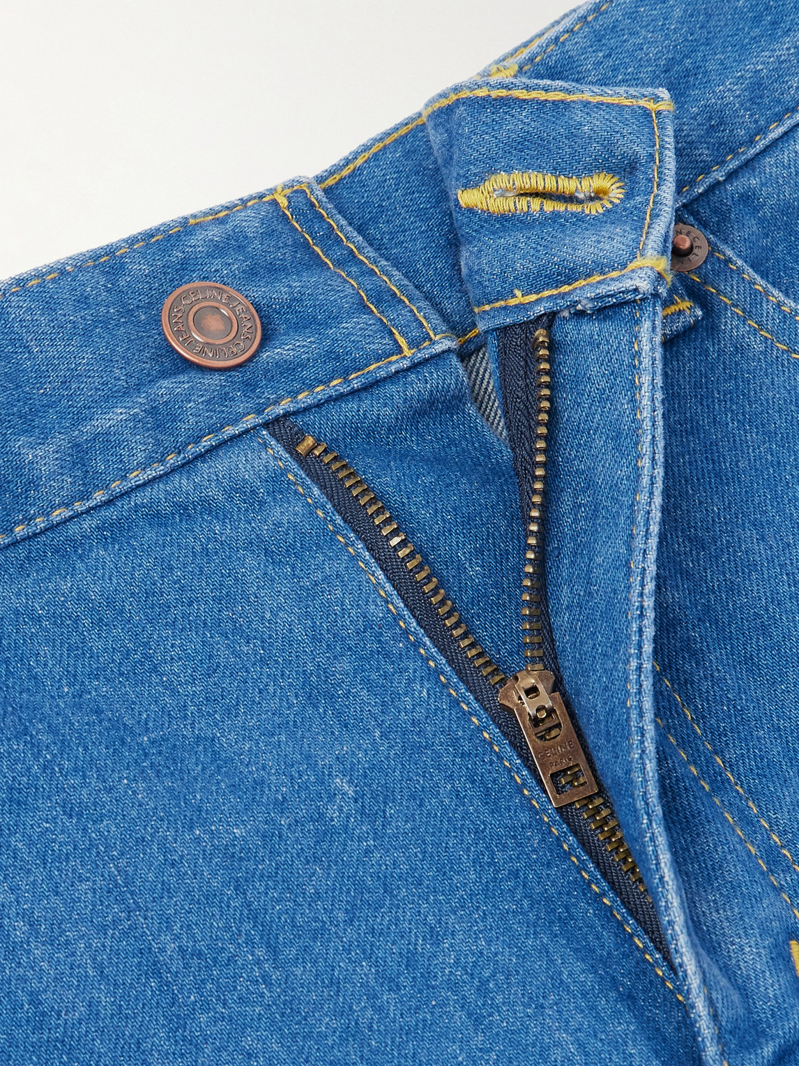 Celine Straight-leg Jeans In Blue