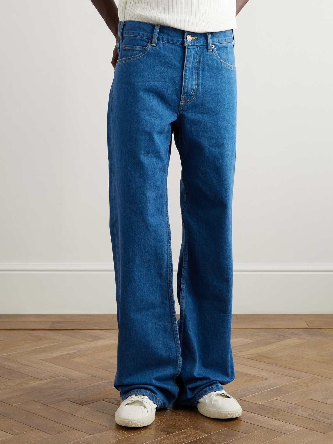 Celine Straight-leg Jeans In Blue
