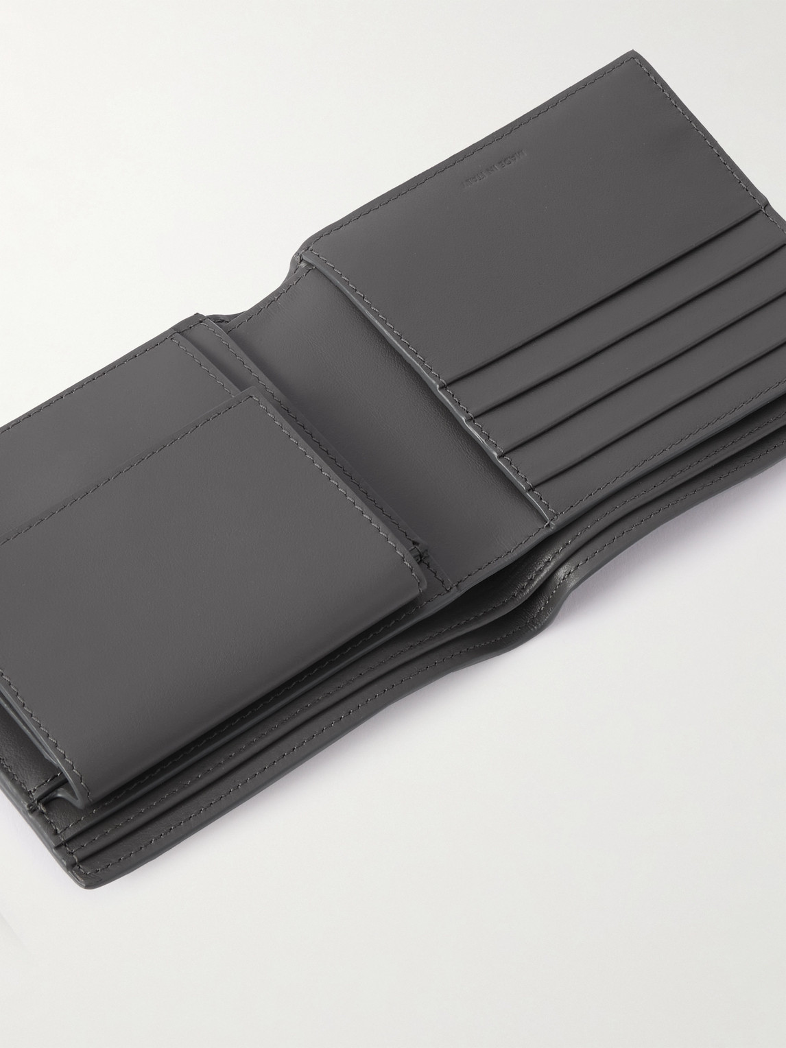 Celine Full-grain Leather Billfold Wallet In Black