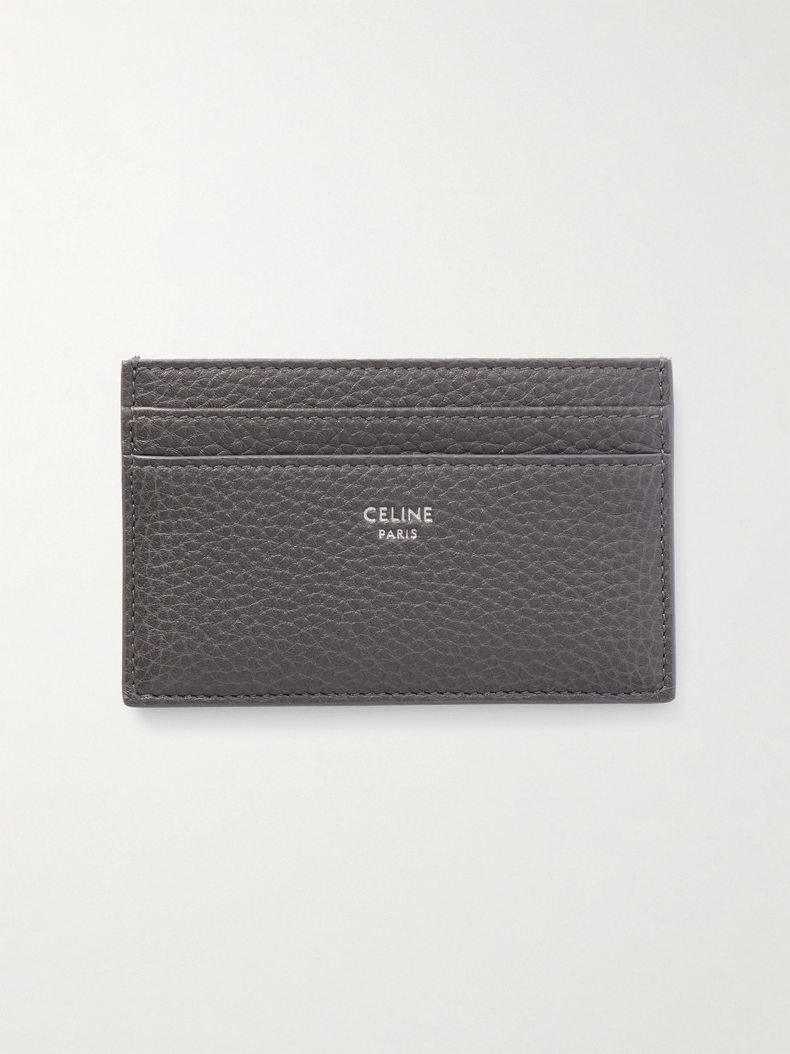 Logo-Detailed Full-Grain Leather Cardholder