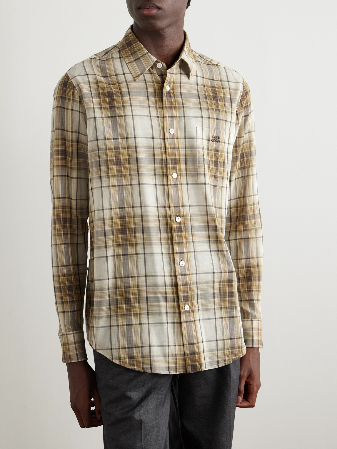 Celine Maison Margiela Sweatshirt With Worn Effect In Neutral