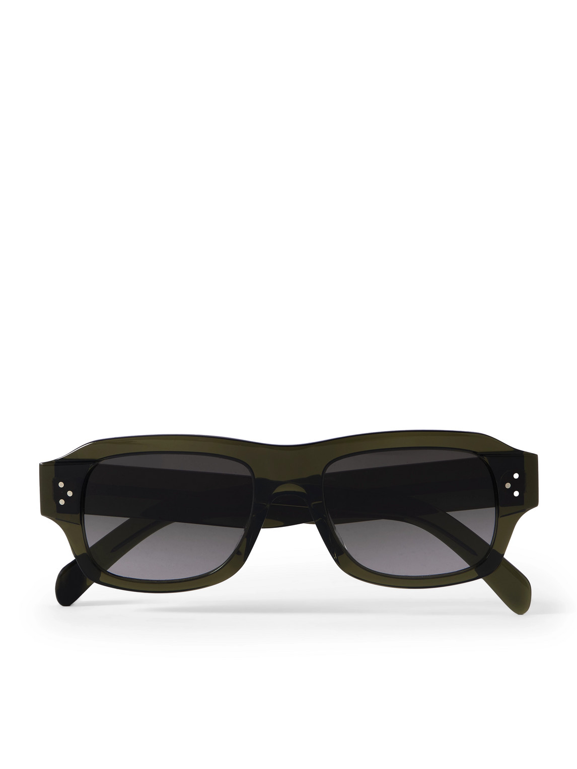 Celine D-frame Acetate Sunglasses In Green
