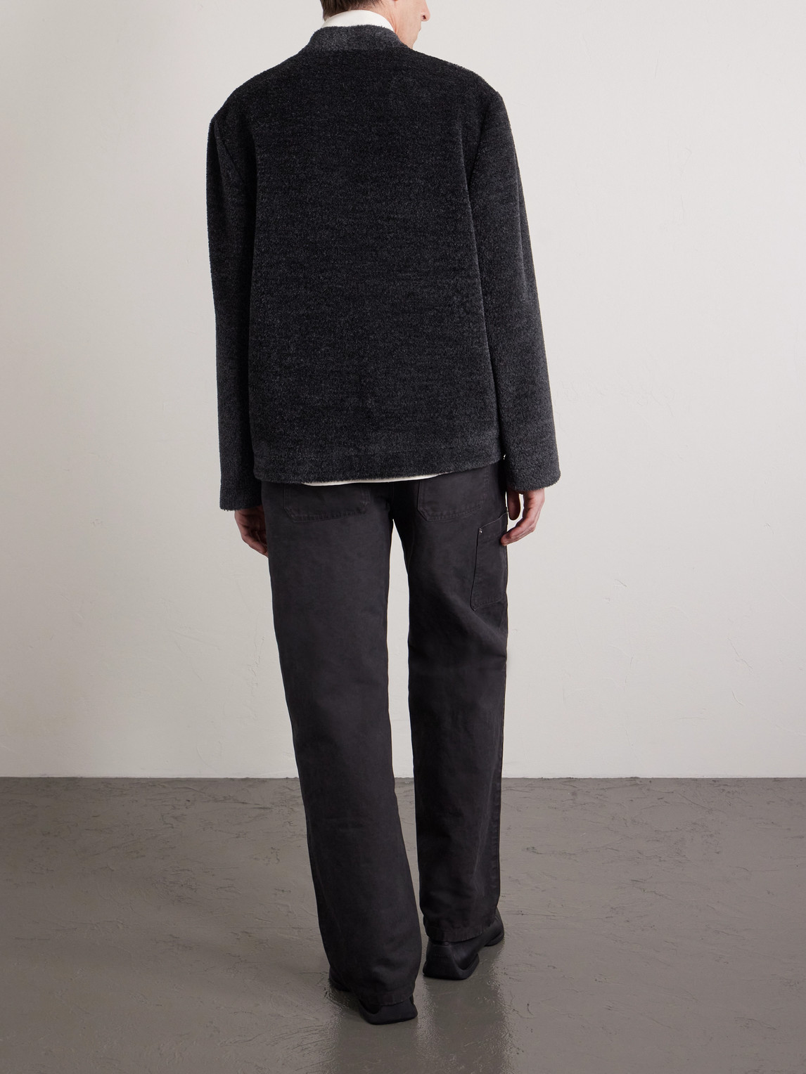 Mr P. - Luxe Wool And Alpaca-blend Jacket - Men - Black - Xxs 