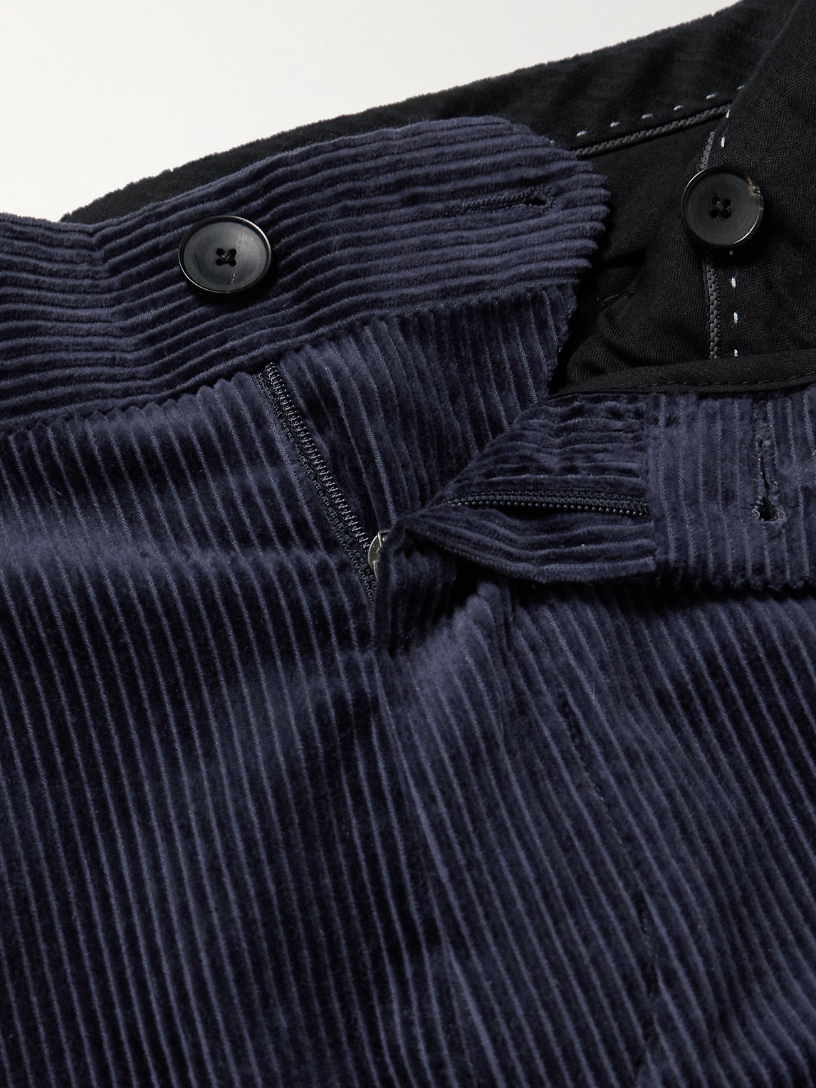 Mr P. - Slim-Fit Straight-Leg Cotton And Cashmere-Blend Corduroy