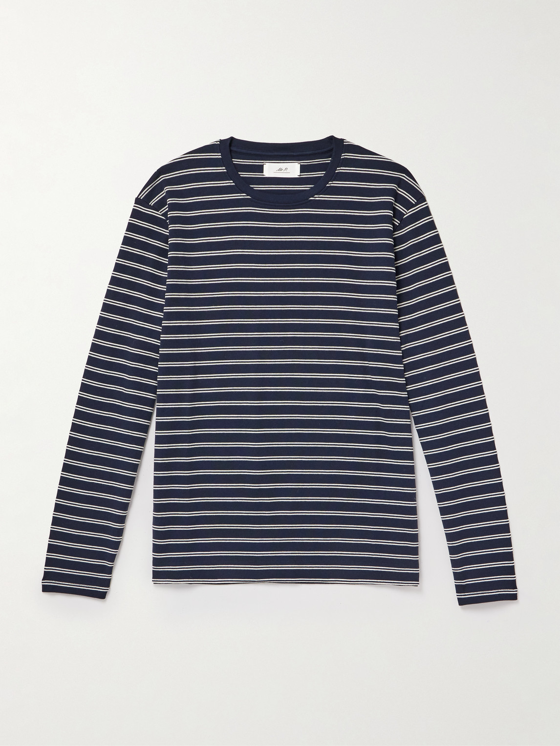 MR P. Striped Cotton-Jersey T-Shirt - Men