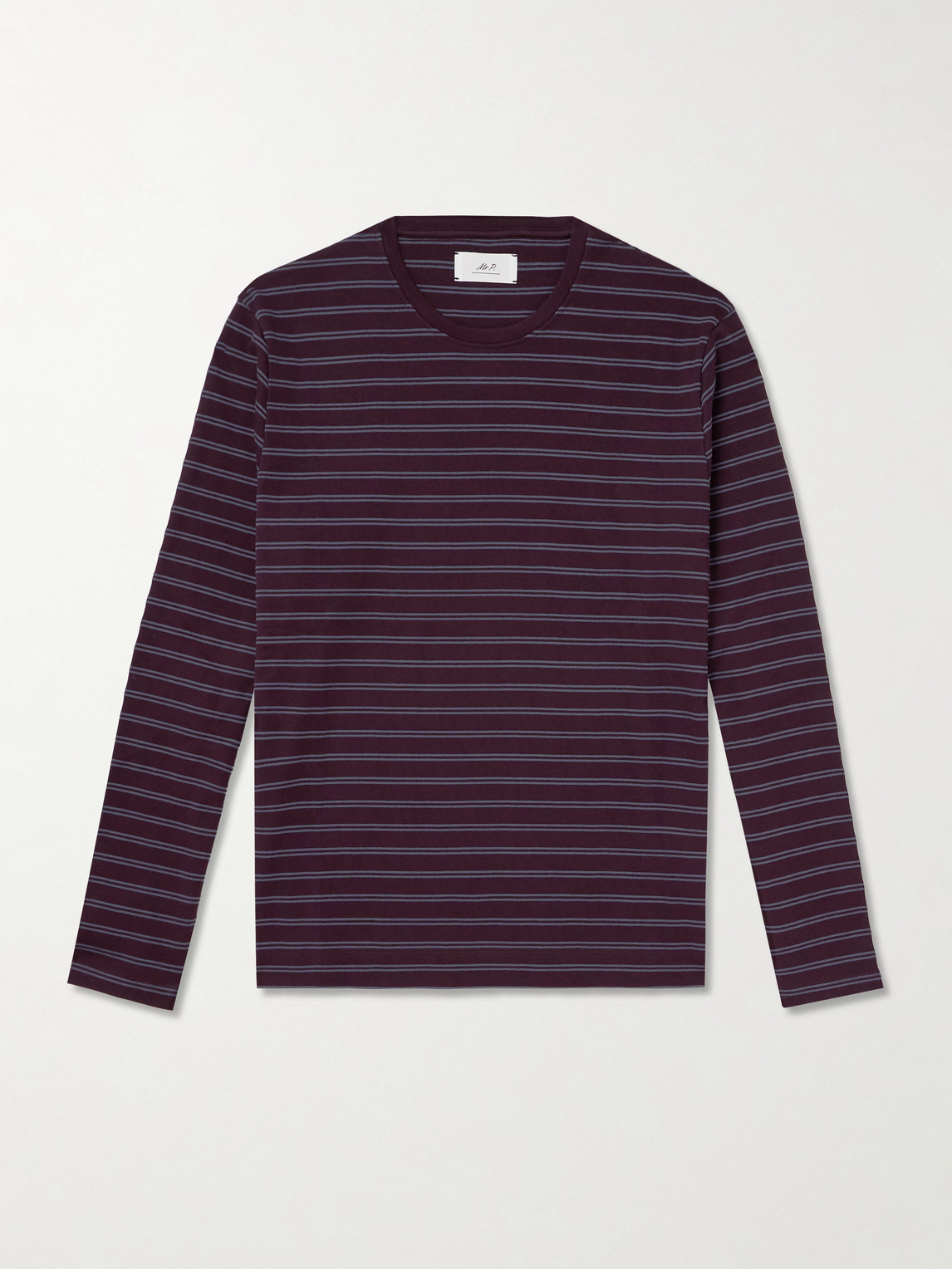 MR P. Striped Cotton-Jersey T-Shirt - Men