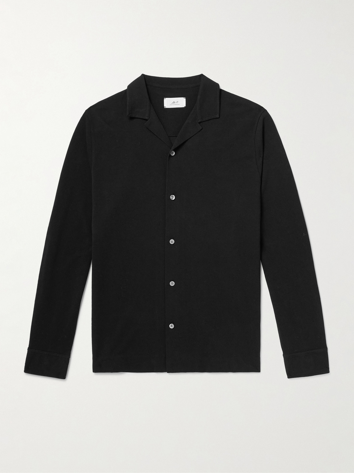 MR P. Camp-Collar Cotton-Piqué Shirt - Men