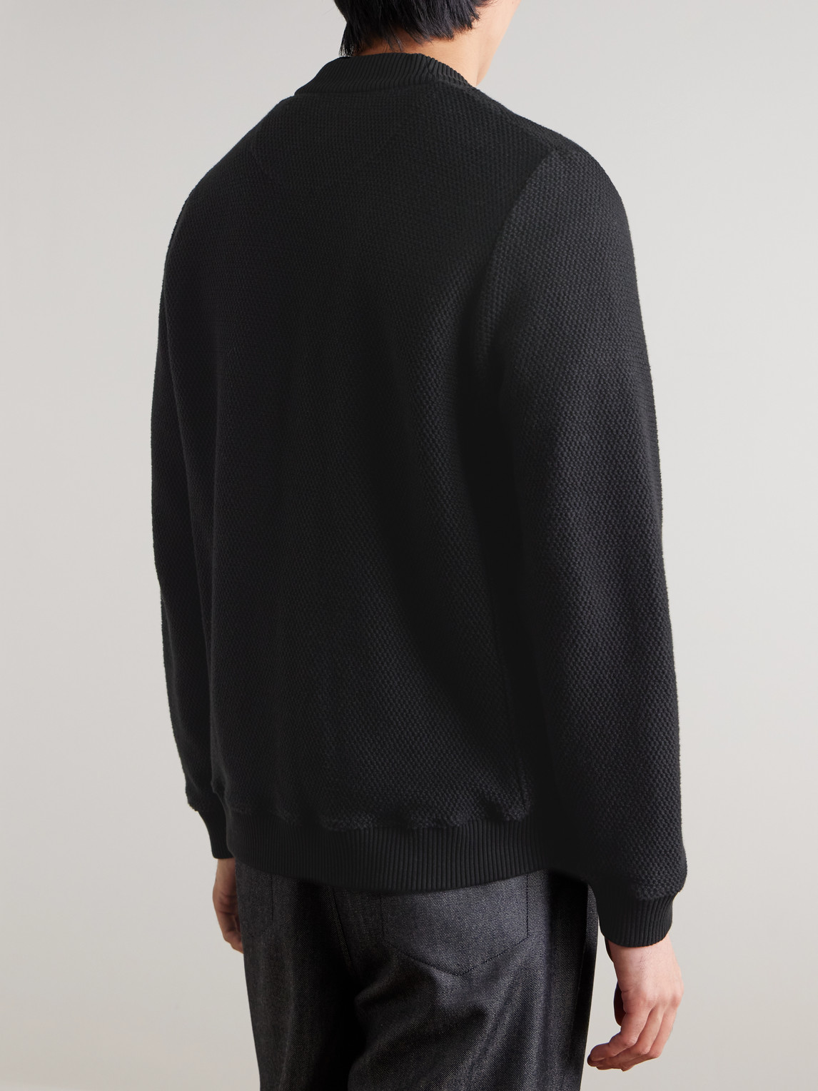  Mr P. - Cotton Cardigan - Men - Black - Xs 