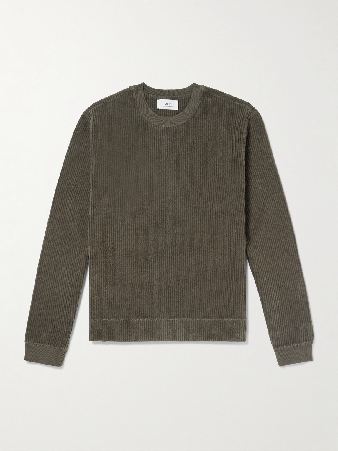 MR P. Organic Cotton-Corduroy Sweatshirt - Men