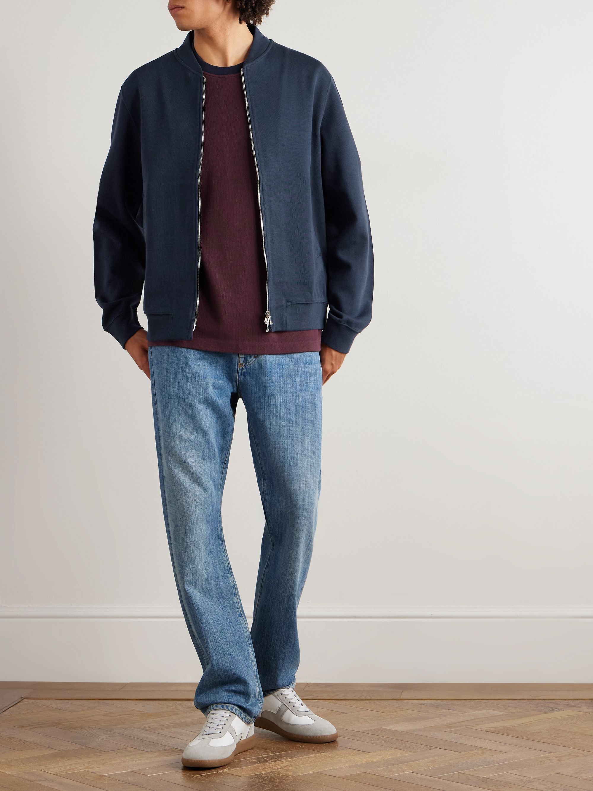 MR P. Cotton Zip-Up Sweatshirt