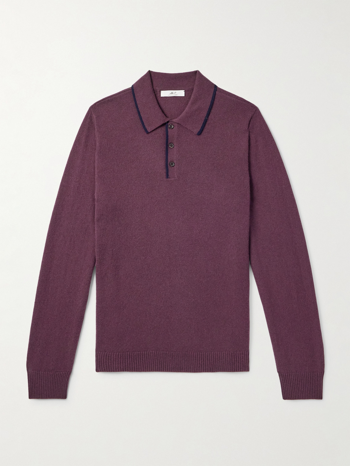 MR P. Cashmere Polo Sweater - Men