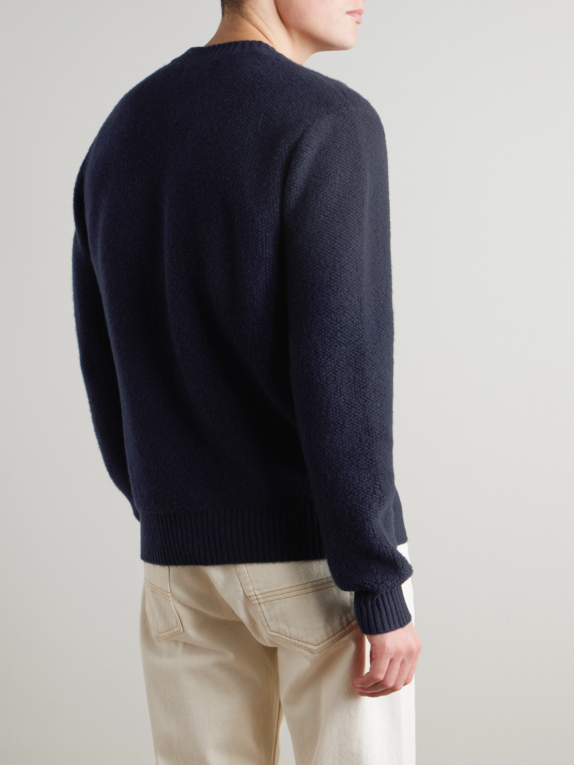  Mr P. - Cashmere Sweater - Men - Blue - Xs 