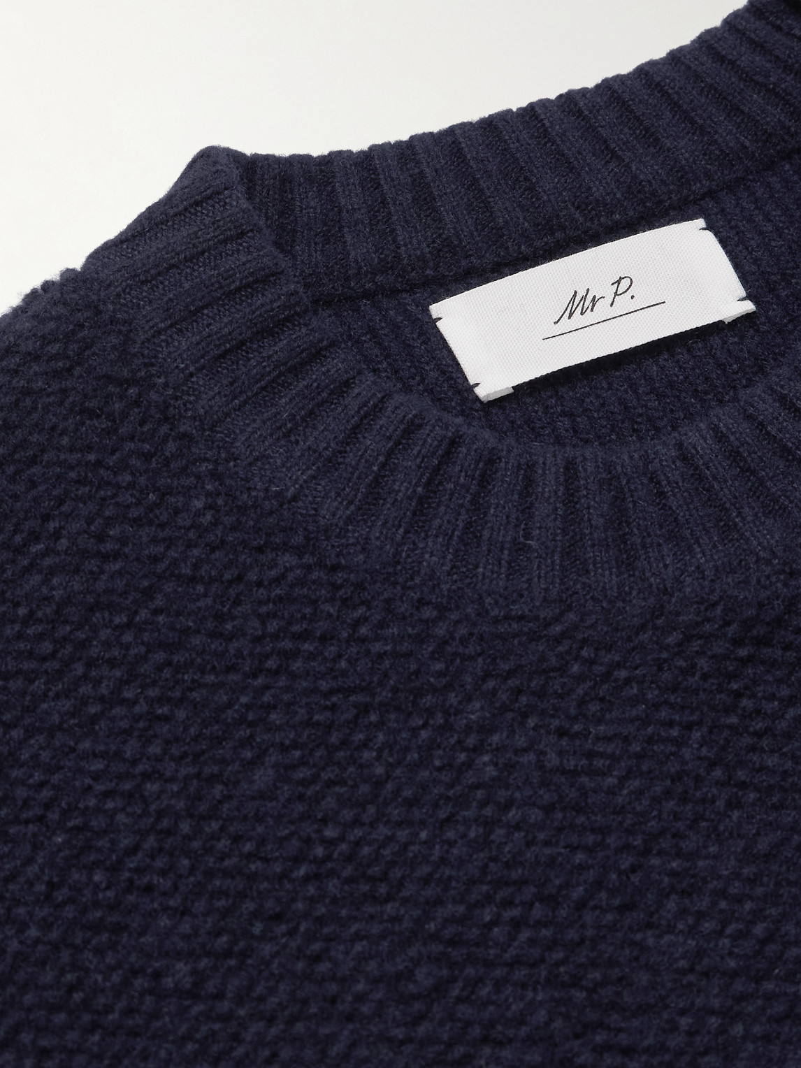  Mr P. - Cashmere Sweater - Men - Blue - Xs 