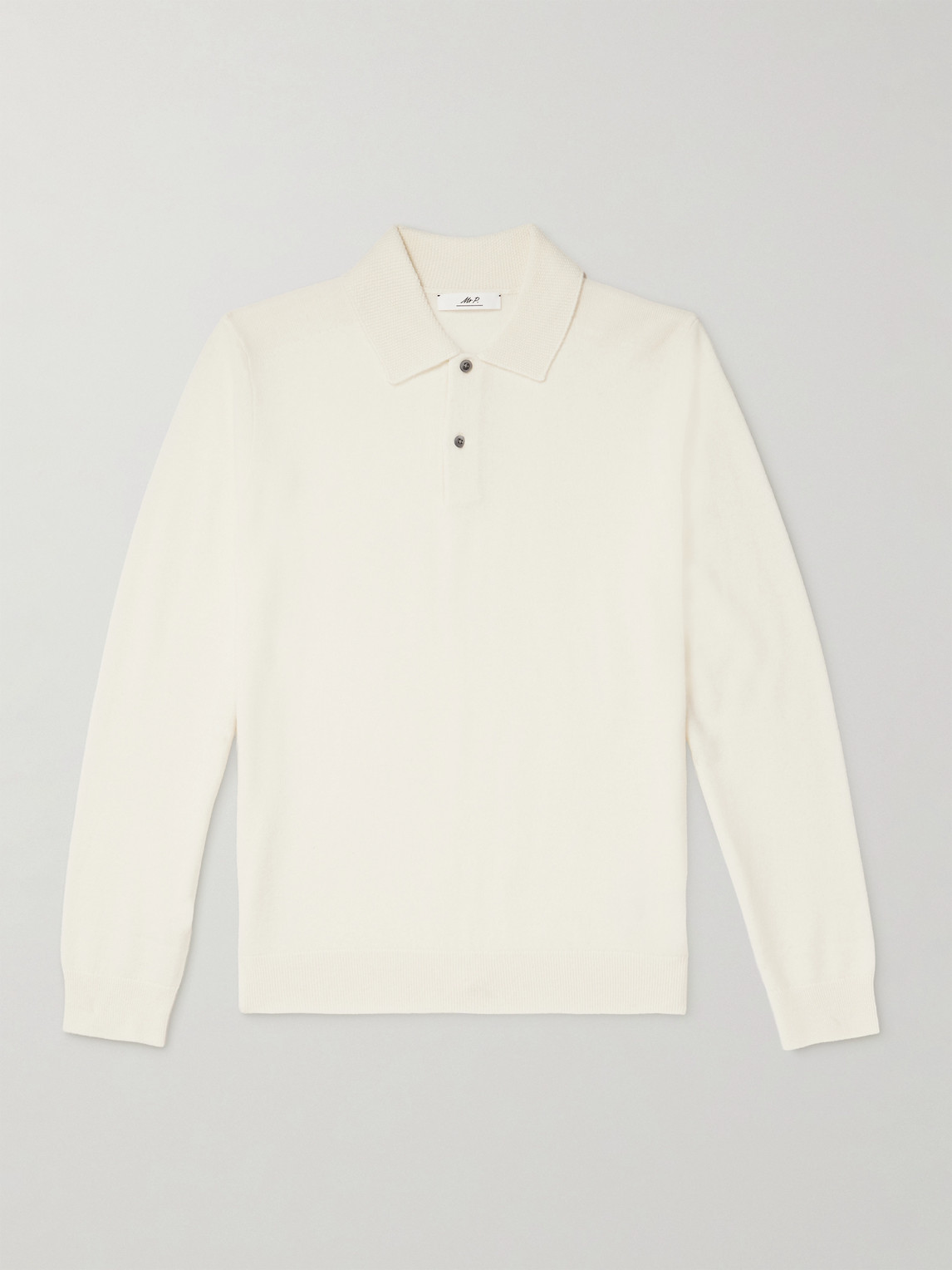 MR P. Wool and Cashmere-Blend Polo Shirt - Men