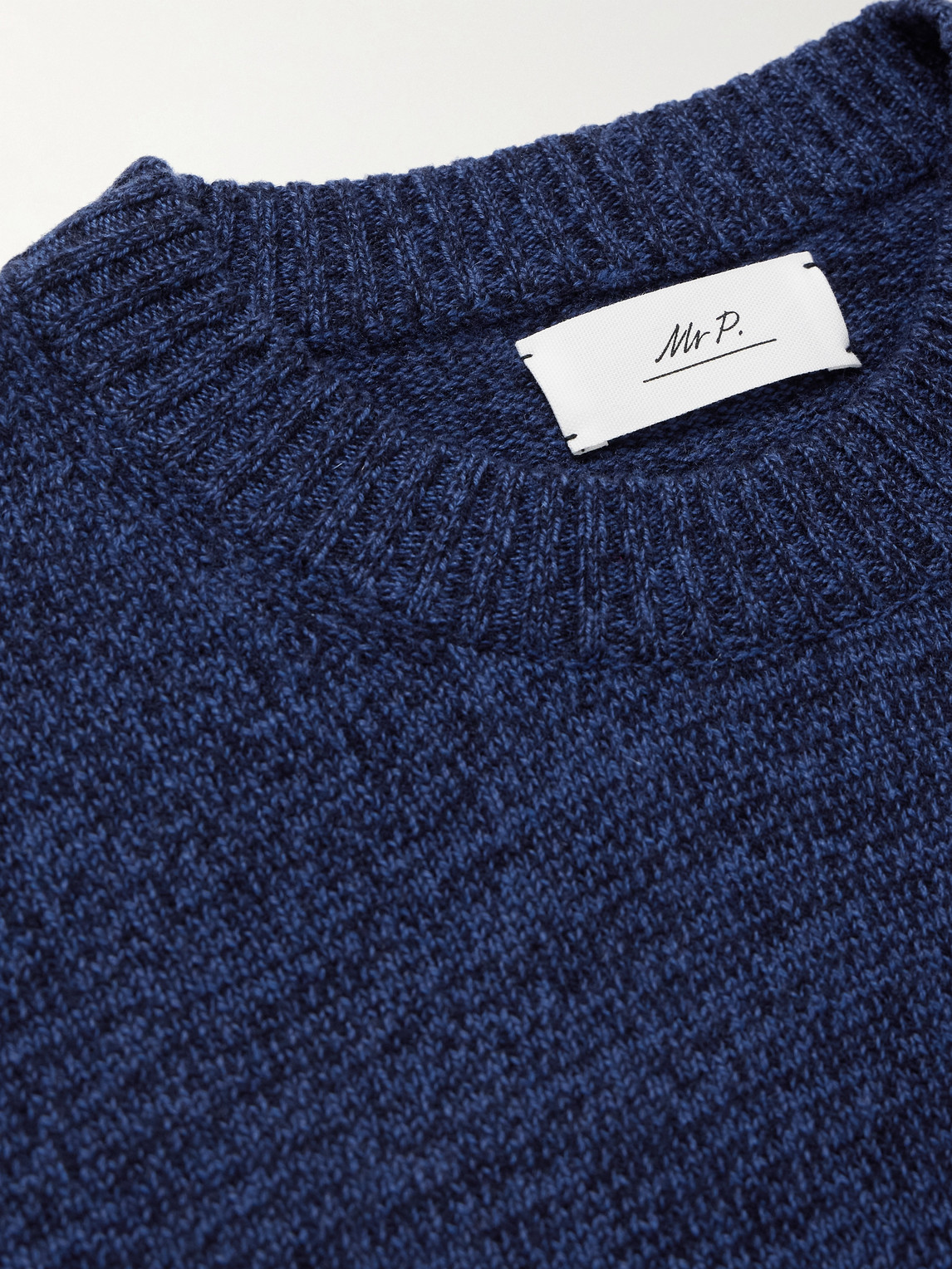  Mr P. - Wool And Cashmere-blend Sweater - Men - Blue - Xs 