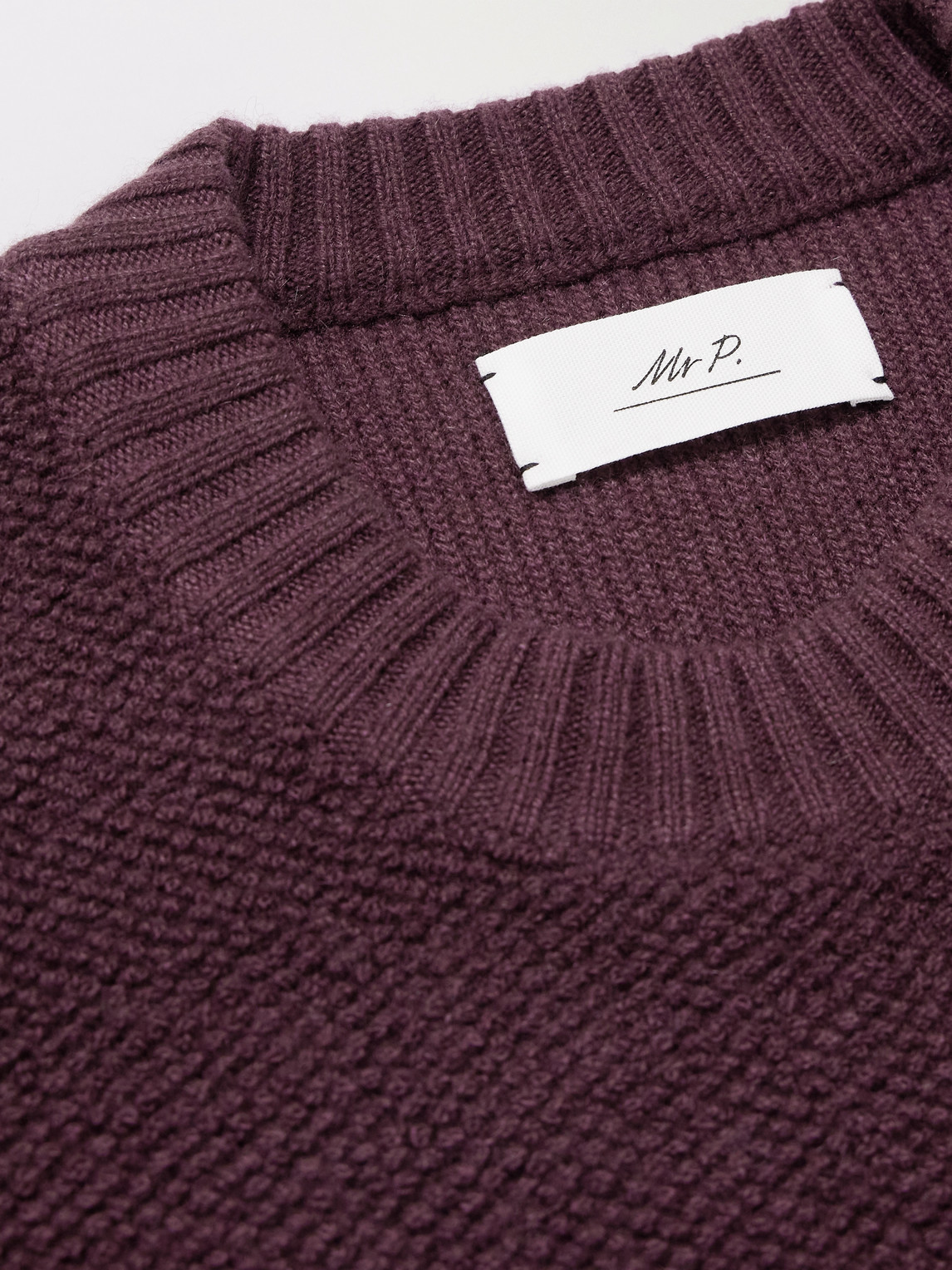 Mr P. - Cashmere Sweater - Men - Purple - Xs 