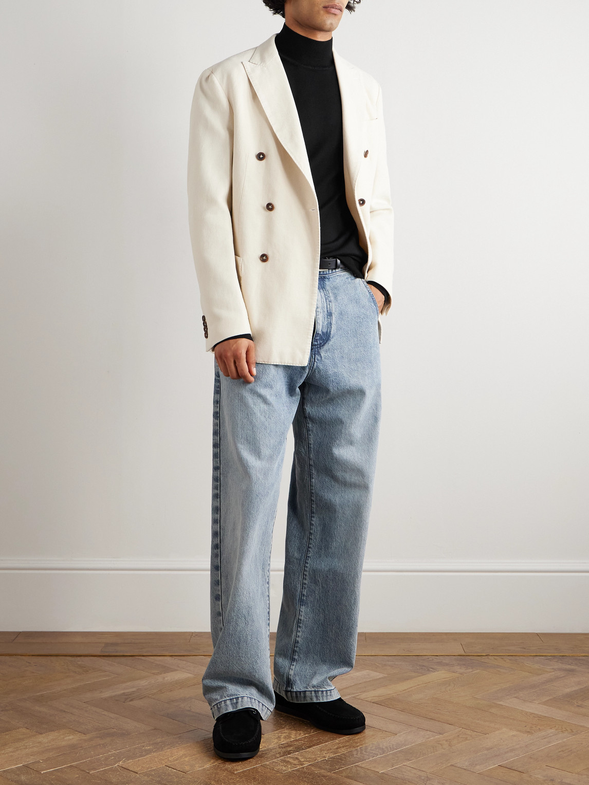 Mr P. - Merino Wool Mock-Neck Sweater