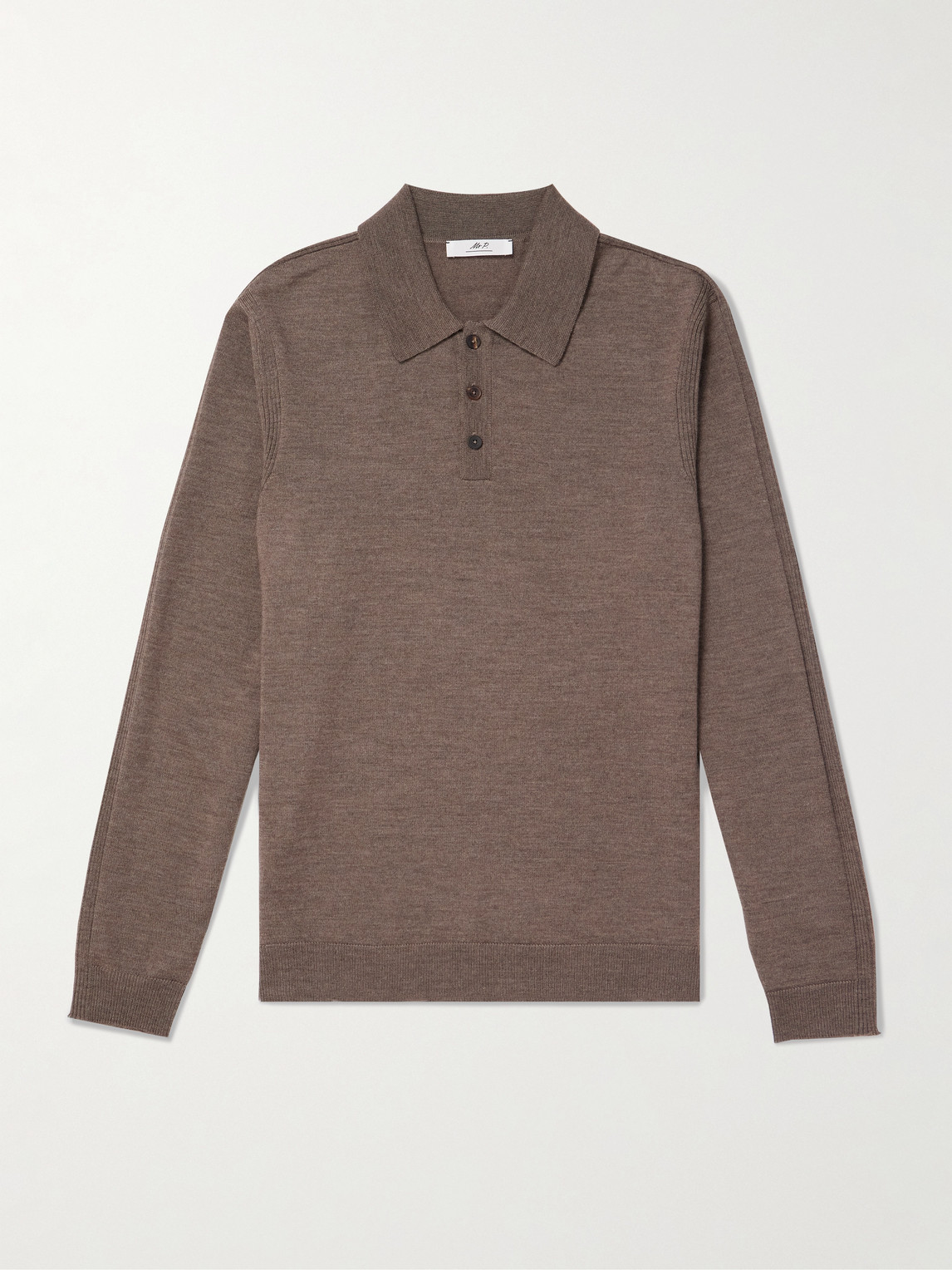 MR P. Merino Wool Polo Shirt - Men