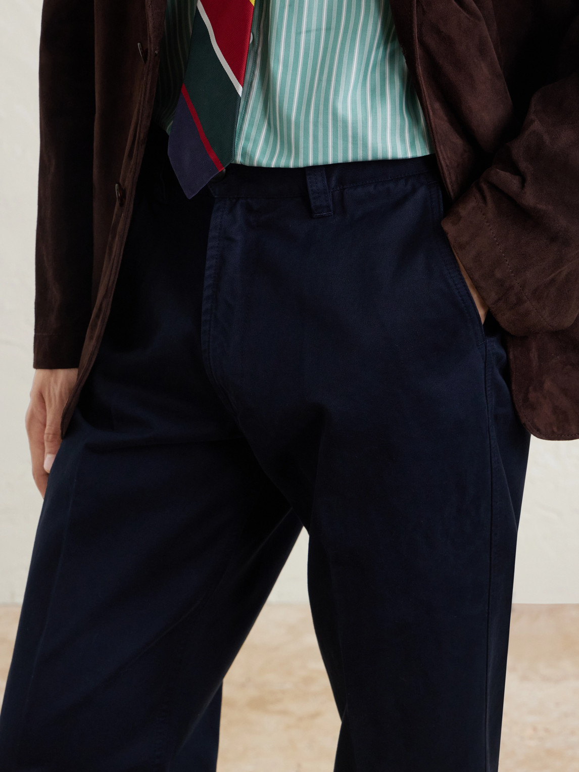 Drake's Straight-Leg Cotton Trousers - Men | Thumbnail 5 Drake's Straight-Leg Cotton Trousers - Men | Thumbnail 5