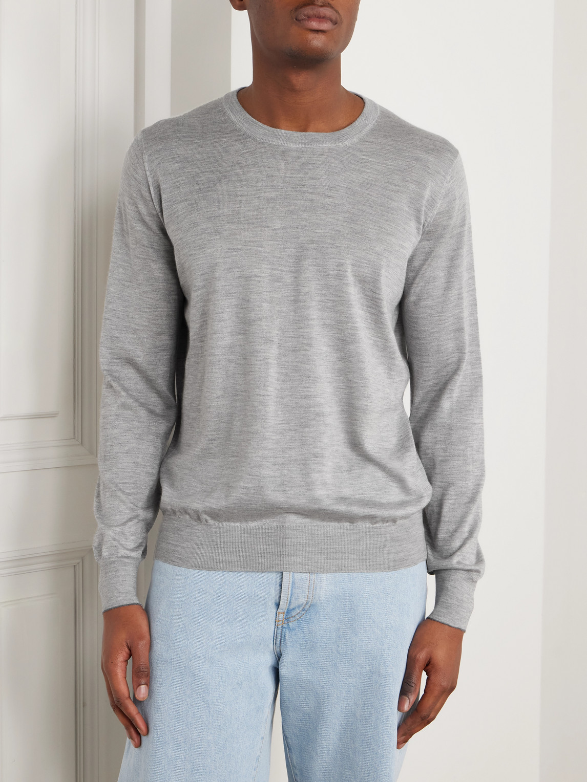 Brunello Cucinelli Cashmere And Silk Lightweight Sweater