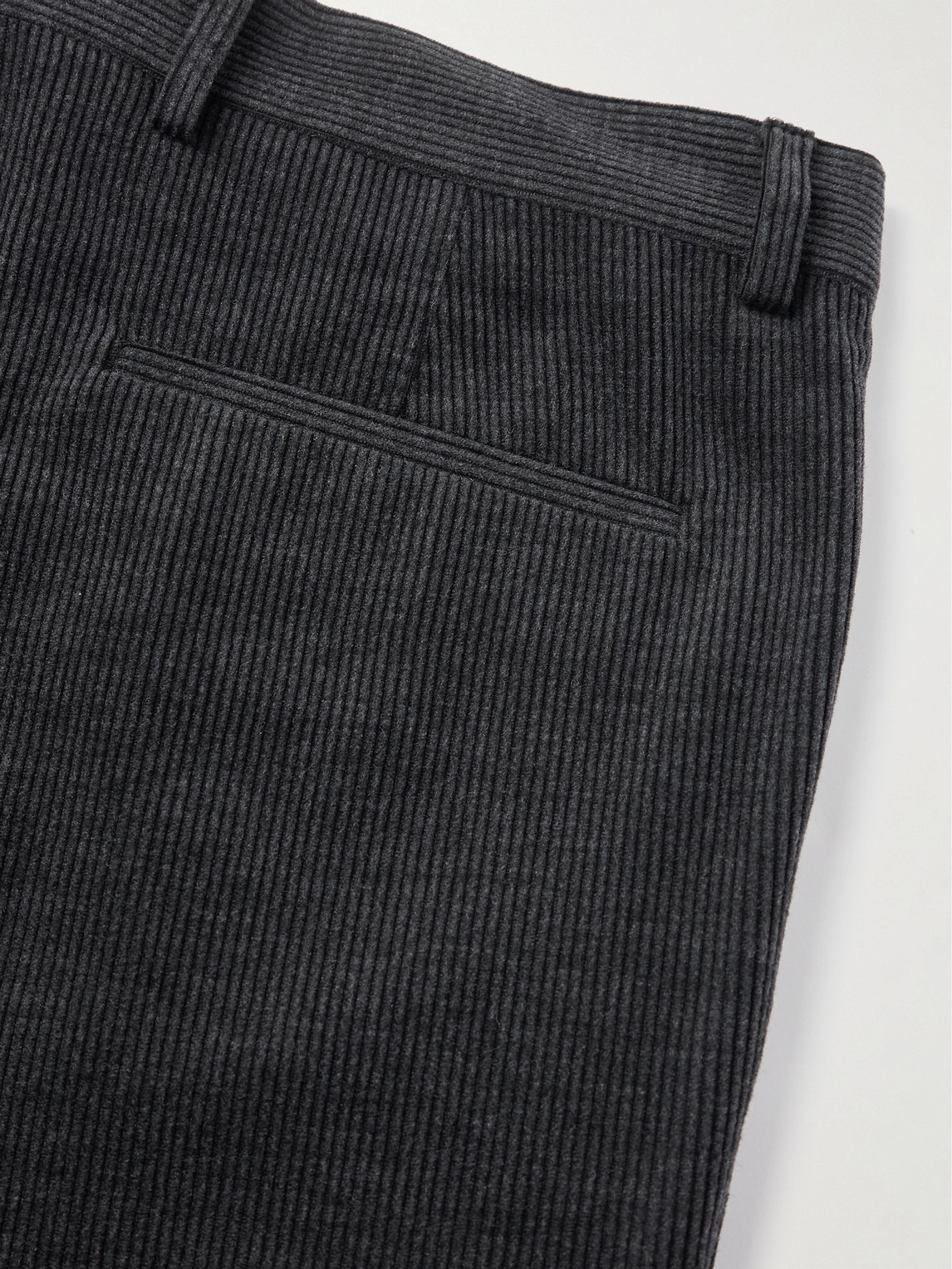 Brunello Cucinelli Straight-leg Pleated Wool, Silk And Cashmere-blend Corduroy Suit Trousers