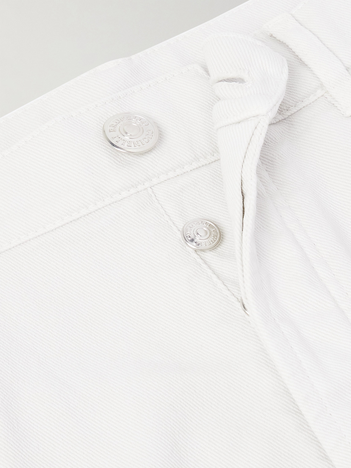 Brunello Cucinelli Slim-fit Jeans In White