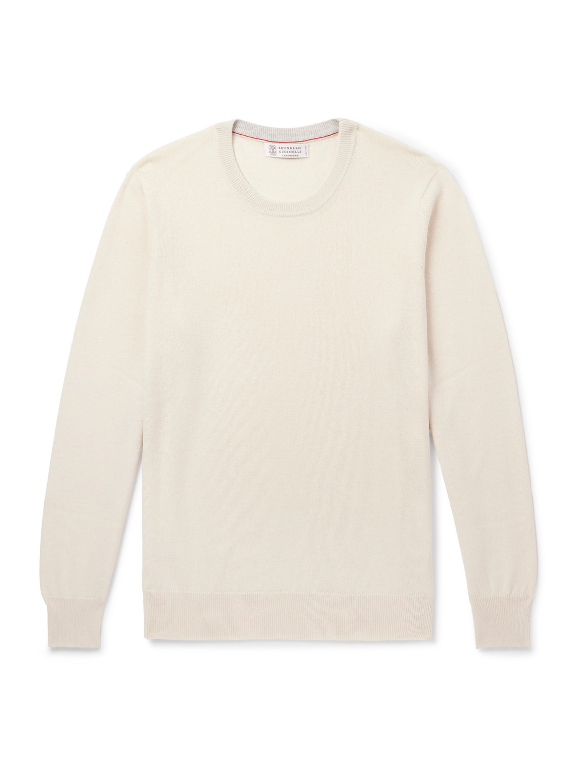 Brunello Cucinelli Cashmere Sweater In Neutral
