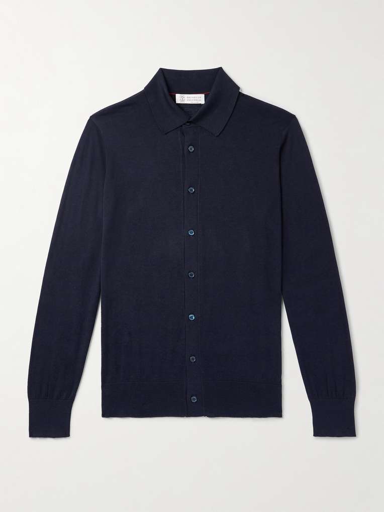 Brunello Cucinelli — Silk and Cotton-Blend Cardigan
