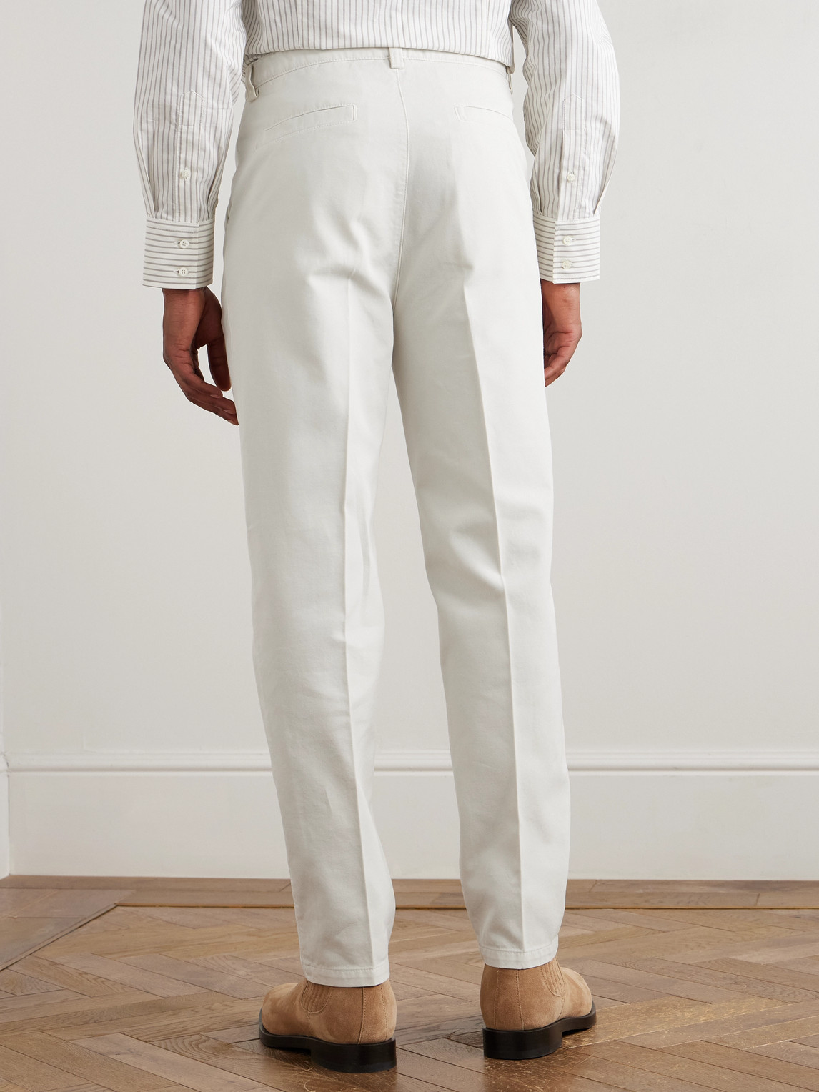 Brunello Cucinelli Cotton-twill Trousers