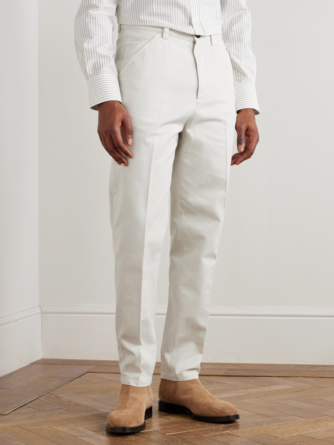 Brunello Cucinelli Cotton-twill Trousers