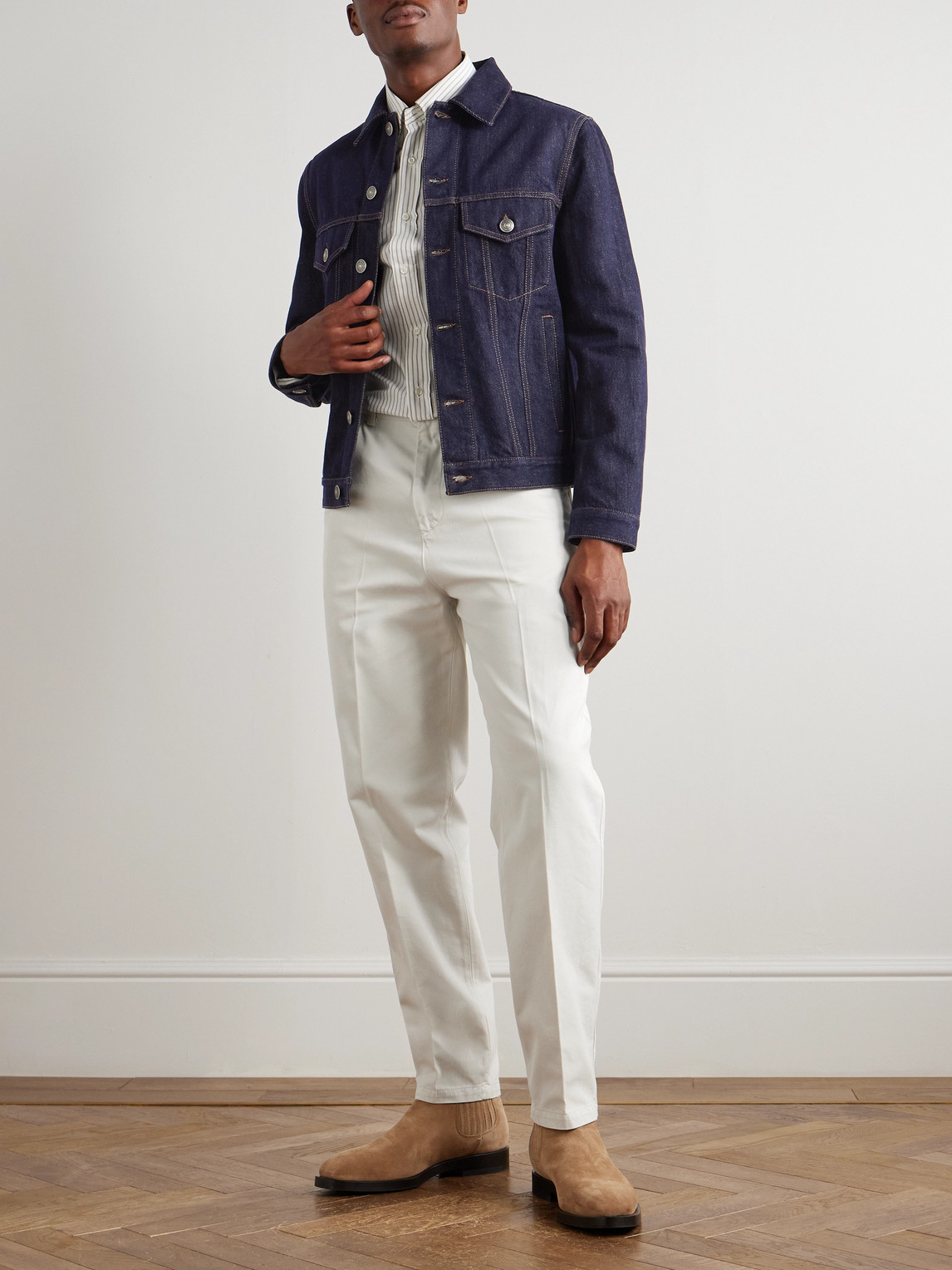 Brunello Cucinelli Cotton-twill Trousers