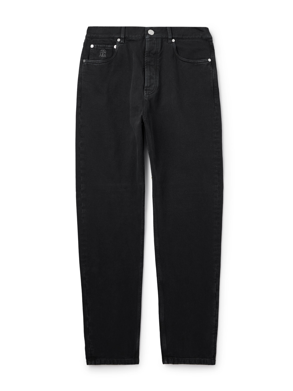 Brunello Cucinelli Slim-fit Jeans In Black