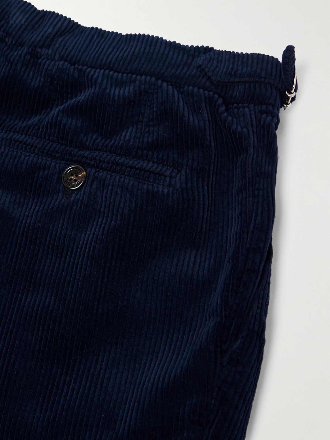 Brunello Cucinelli Straight-leg Pleated Cotton-corduroy Trousers