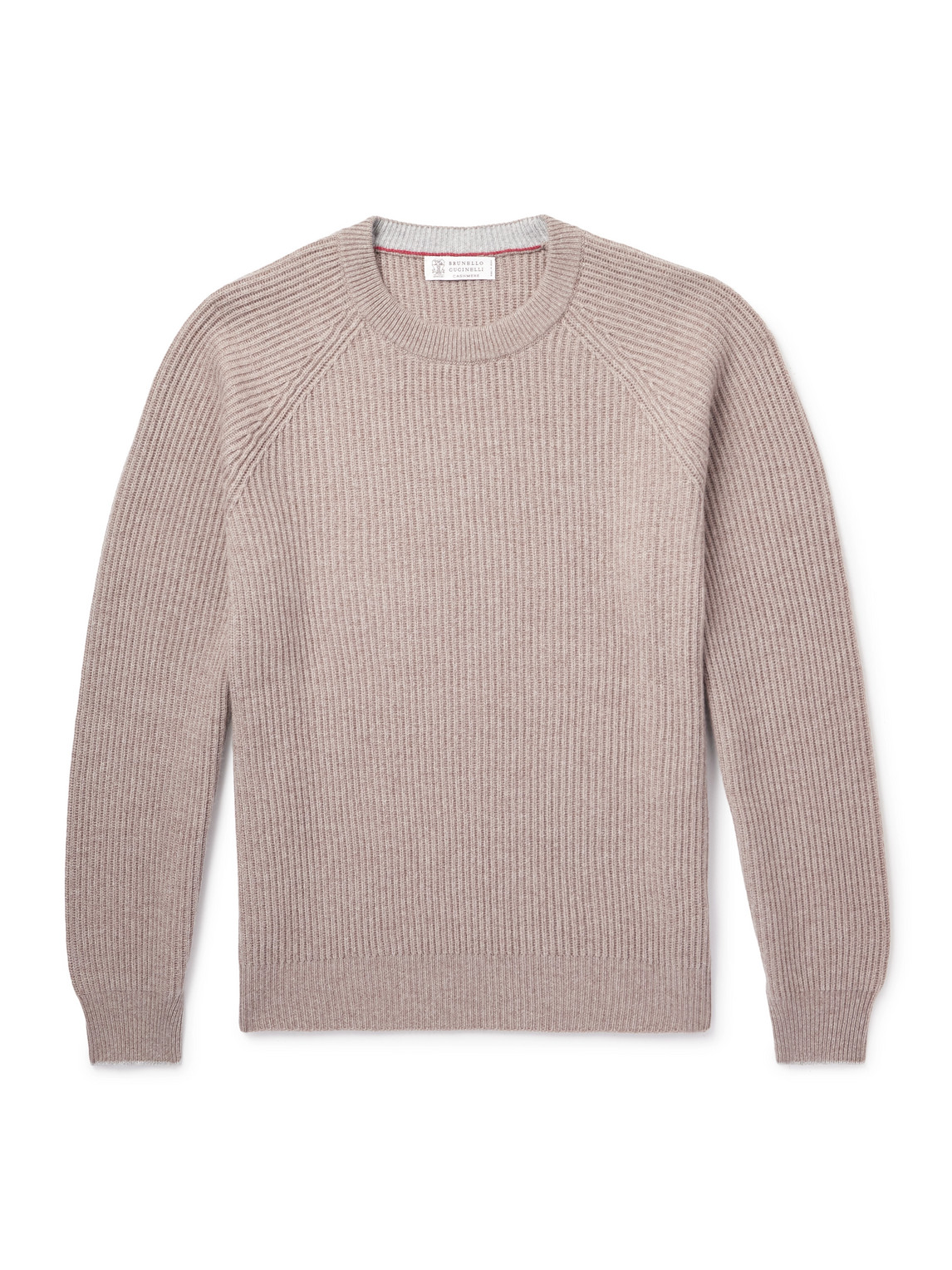 Brunello Cucinelli - Ribbed Cashmere Sweater - Curated Menswear
