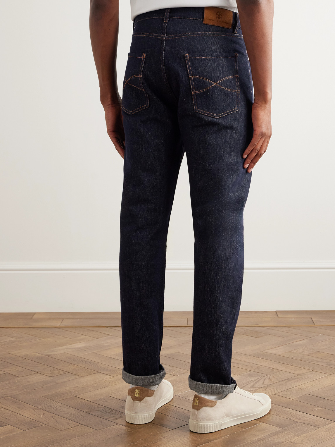 Brunello Cucinelli Straight-leg Jeans In Blue