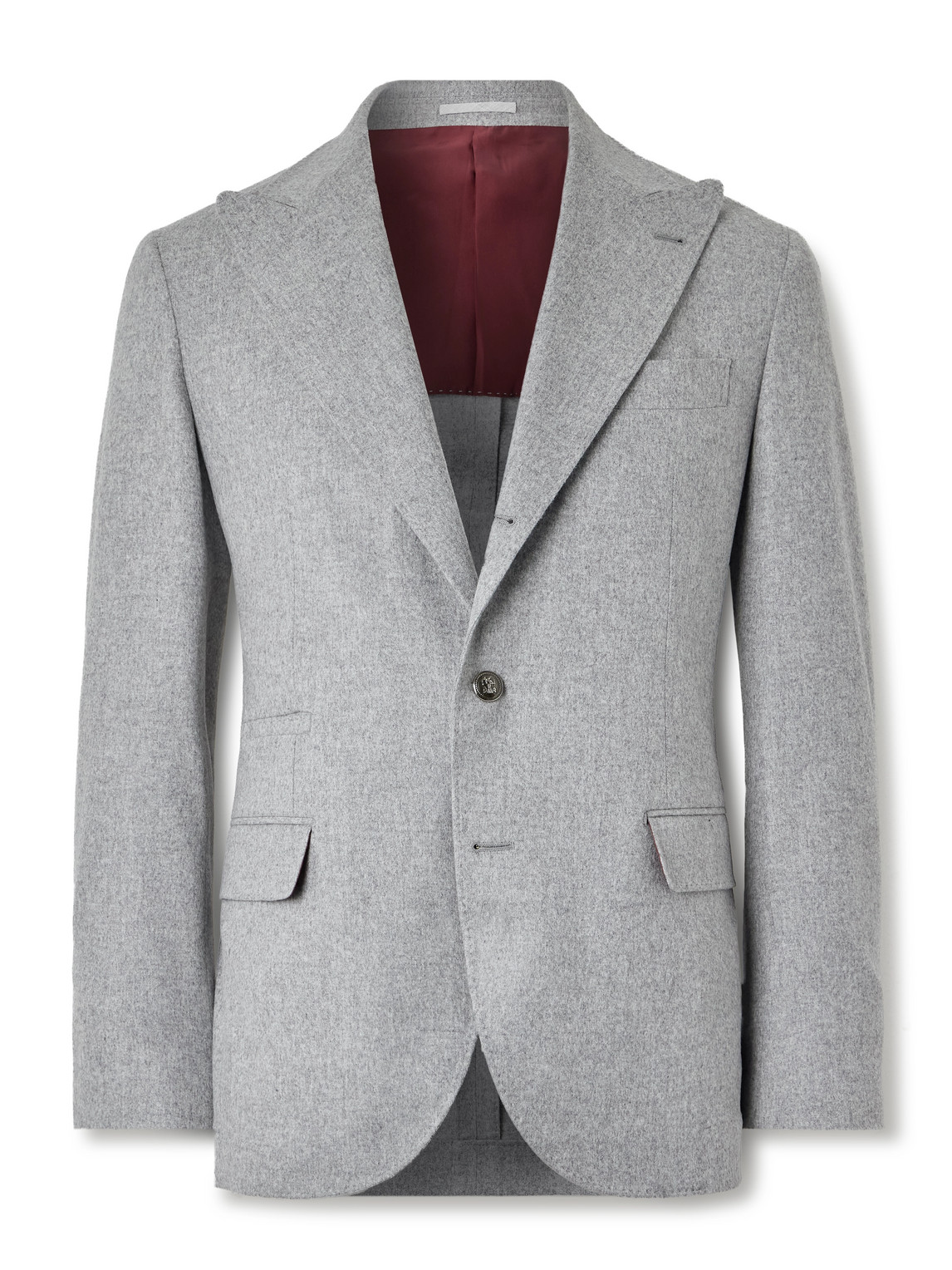 Wool and Cashmere-Blend Suit Jacket