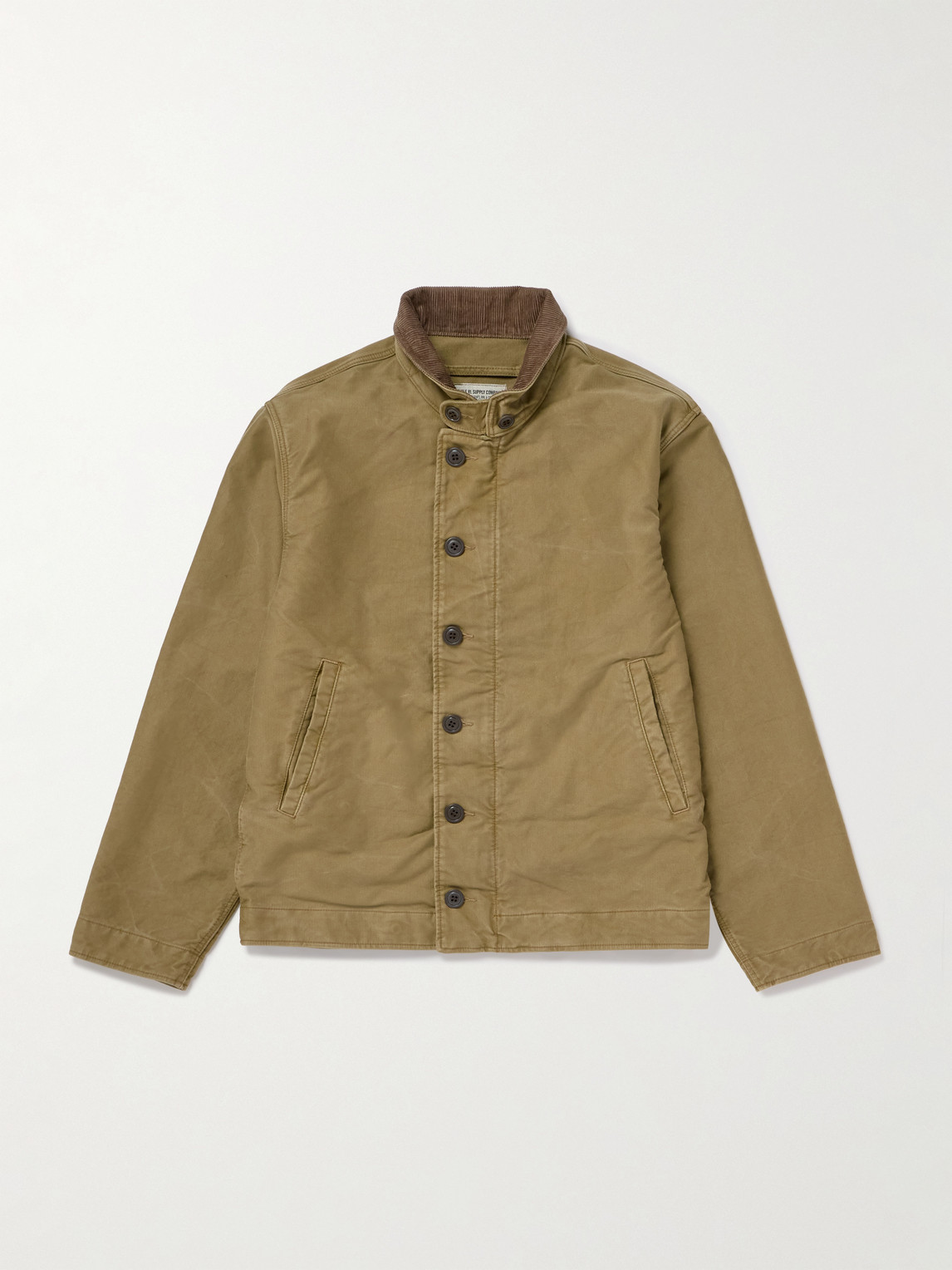 RRL – Bower Corduroy-Trimmed Cotton Jacket