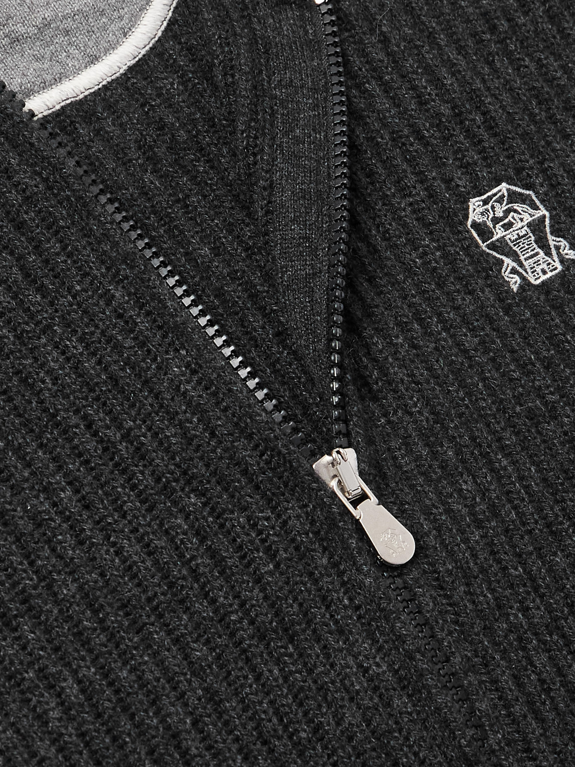 Brunello Cucinelli Cashmere Zip-up Hoodie Featuring Drawstring Hood